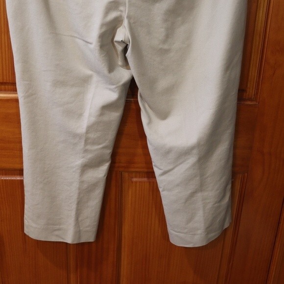 Dana Buchman Tan Flat Front Capri Pants 14 - Picture 5 of 8